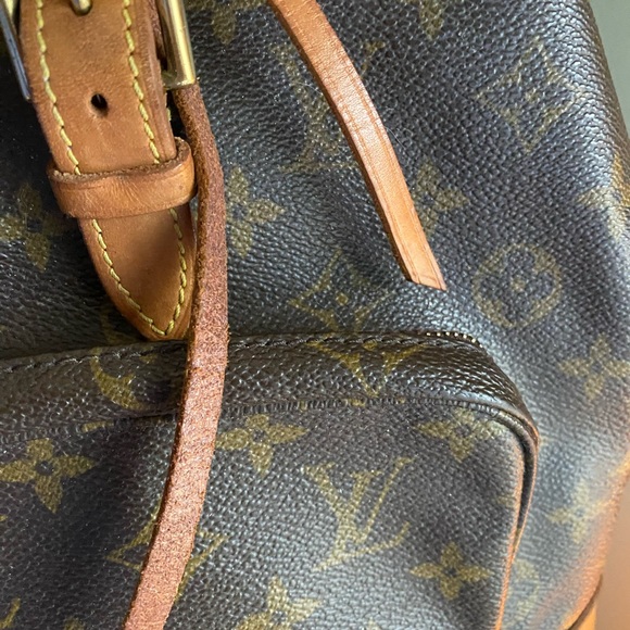Louis Vuitton Montsouris Backpack MM Brown Canvas Vintage! - Picture 5 of 13